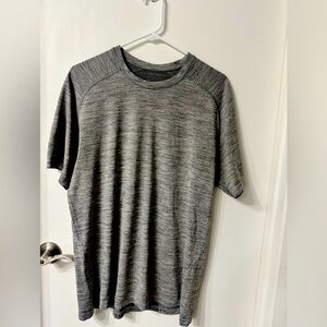 Grey gray men’s Drifit  lululemon work out shirt in size Large